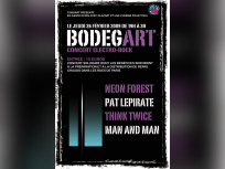 Neon Forest, Pat le Pirate, Think Twice, Man & Man, Paris, Glaz'art, Concert, Solidarité 