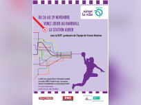 Handball Park à la sation Auber avec la RATP