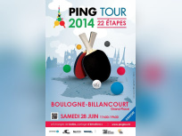Le PING TOUR 2014 à Boulogne-Billancourt