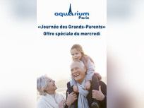 Journée des Grands-Parents, tous les mercredis à l’Aquarium de Paris