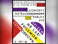 Concerts, Paris, Cosmobrown, Mr Lab, Philemon, Spleen