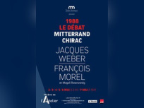 1988 Le débat, Mitterrand - Chirac au Théâtre de l'Atelier