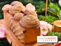 La magnifique Bûche de Noël de Léandre Vivier pour le Burgundy Paris 2023