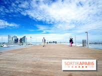 Réouverture du toit de la Grande Arche de La Défense