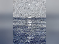 Federico Pietrella expose ses toiles pointillistes au tampon dateur à la Sobering Galerie