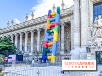 Grand Palais : c'est quoi, cette échelle multicolore sur la façade du musée ?