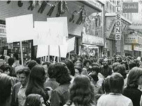  Le Blanc envahit la ville, action urbaine en marge de la 12ème Biennale de Sao Paulo, 1973.