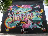 Une œuvre street art signée ONOFF à la Gare de l'Est