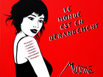 Rock'n'Girls, l'exposition de Miss Tic à la galerie Lélia Mordoch