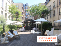 Le restaurant-terrasse des Jardins du Marais