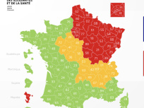 Coronavirus : Le bilan météo Covid, la carte de France par département au 3 mai