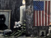 Banksy dévoile une œuvre en hommage à George Floyd 