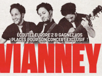 Vianney en concert exclusif avec Europe 2 au Dôme de Paris en octobre 2023
