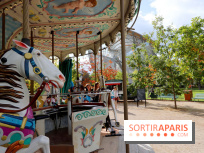 Le Village des Manèges provisoire du Jardin d'Acclimatation