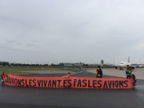 Aéroport d'Orly : des manifestants d'Extinction Rebellion perturbent la reprise