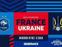France Ukraine au Stade de Frances en match amical, 1000 spectateurs maximum 