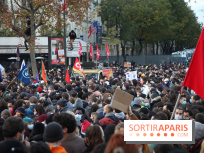 Manifestation pour l'emploi devant l'Assemblée Nationale à Paris ce samedi 23 janvier 2021 