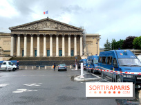 Manifestation des policiers : la "Marche Citoyenne" devant l'Assemblée nationale à Paris