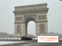 La Neige à Paris - Arc de Triomphe