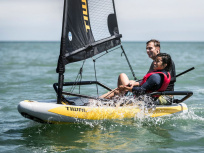 Des tours de voiliers gonflables gratuits sur le lac de Torcy, les 19 et 20 mai 2018