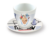 Des tasses San Marco aux couleurs du Fashion Freak Show de Jean Paul Gaultier