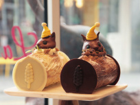 Bûche de Noël 2018 by la Mutinerie Chocolaterie