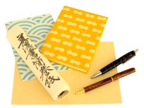 Exposition 'Les objets du shodo ou l’écriture en beauté' à l'Espace Densan