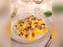 La recette des Ravioloni di zucca e amaretti de Fabrizio Cosso, chef d'Eataly Paris