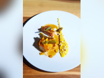 La recette de la volaille au jus et maïs de Julien Boscus, chef d'Origines