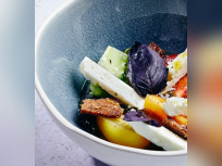 Christophe Michalak et Steve Burggraf proposent la cuisine légumière de Polichinelle en livraison