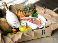 Des paniers à cuisiner signés Céline Pham, Cathy Paraschiv et Antonin Bonnet x Ruinart