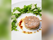 Recette de la salade d’artichauts et foie gras d’oie du chef deux étoiles Cédric Deckert