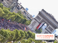 Défilé de l'Equipe de France sur les Champs-Elysées, les photos