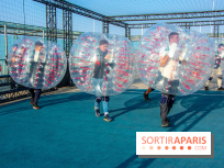 Animation de Bubble Foot sur la Tour Montparnasse