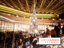 Illuminations de Noël 2018 au Forum des Halles avec Bérangère Krief