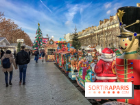 Le Marché de Noël des Tuileries à Paris, manèges
