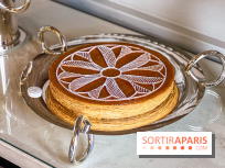 Amande, Vanille & Praliné Spéculoos la galette des rois 2026 de Matthieu Carlin à l'Hôtel de Crillon