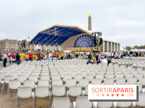 En images - Visite du Pape à Paris : la grande messe des Champs-Élysées à la place de la Concorde