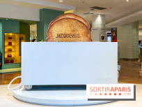 Jacquemus x Galeries Lafayette Haussmann : pop up, installations géantes, café et marché aux fleurs