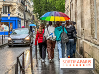 visuel Paris visuel  - pluie - parapluie