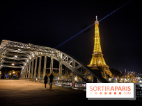 Visuel Paris Tour Eiffel pont nuit