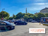 Visuel Paris voitures voitures circulation