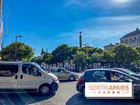 Visuel Paris voitures voitures circulation