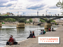 Visuel Paris quai de Seine, pont des arts