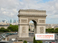 Visuel Paris nuages arc de triomphe