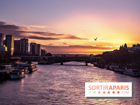 Visuel Paris - coucher de soleil - Seine