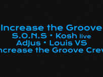 Increase the Groove, SONS et Kosh (live) au Badaboum