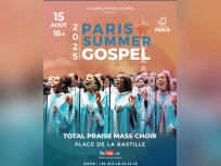 Concert de gospel gratuit sur la place de la Bastille ce jeudi 15 août pour l'Assomption !