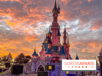 Visuels Disneyland Paris - château coucher de soleil