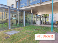 Parvis de la médiathèque de Gentilly